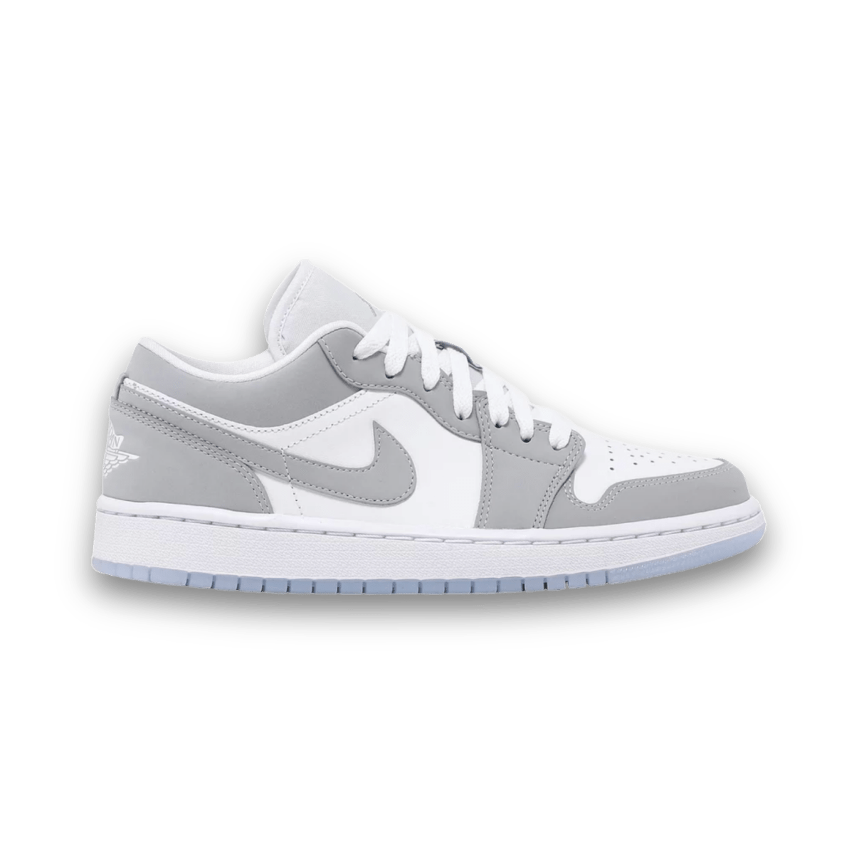 Jordan Air Jordan 1 Low White Wolf Grey Women Low Sneaker Jawns on Fire