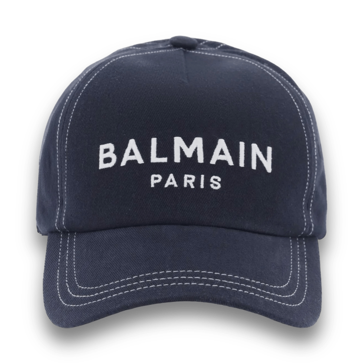 Balmain Logo Embroidered Baseball Cap - Grey – Jawns on Fire