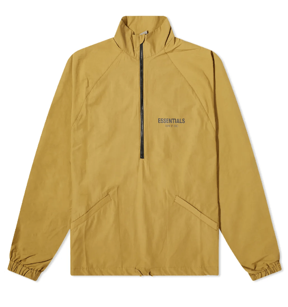 Essentials Fear of God Summer Half Zip Track Jacket - Amber