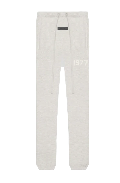 Essentials Fear of God Tapered Light Oatmeal Sweat Pants 1977