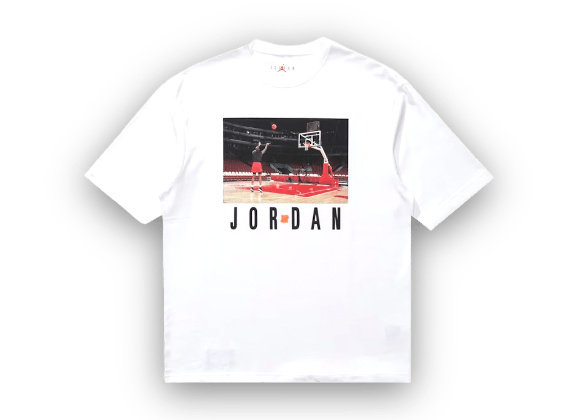 Jordan x Undefeated Free Throw Tee White