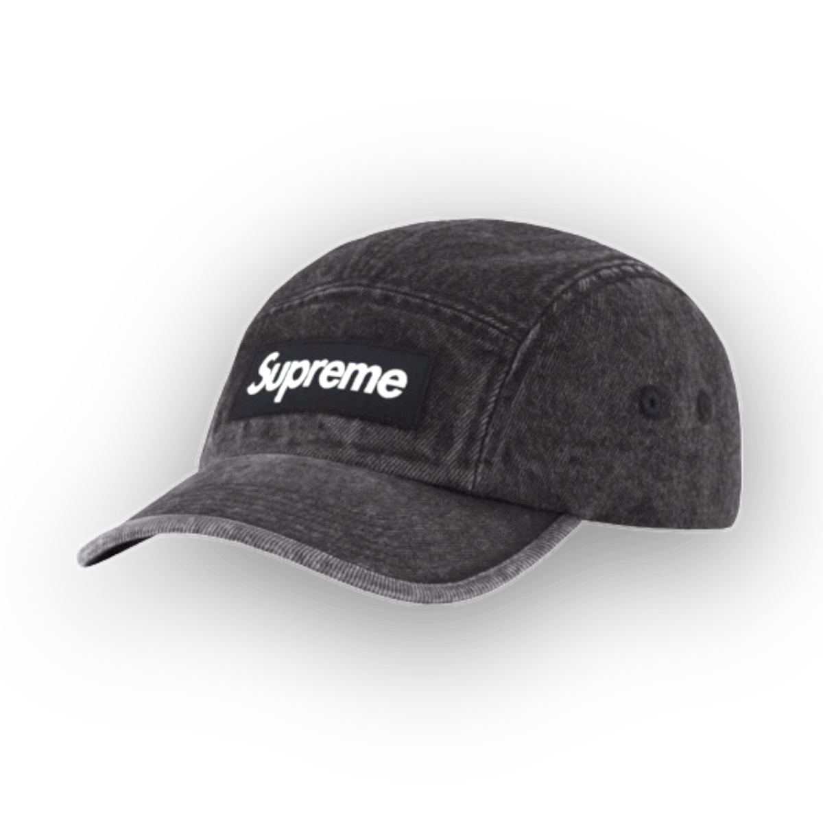 Supreme Denim Camp Cap Black-