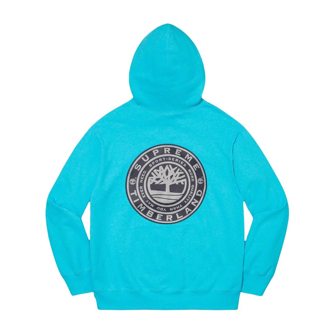 Supreme®/Timberland® Hooded Sweatshirt Bright Cyan