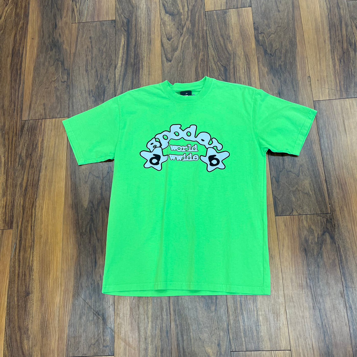 Sp5der Worldwide Tee 'Slime Green' - T - Shirt - Jawns on Fire Sneakers & Shoes