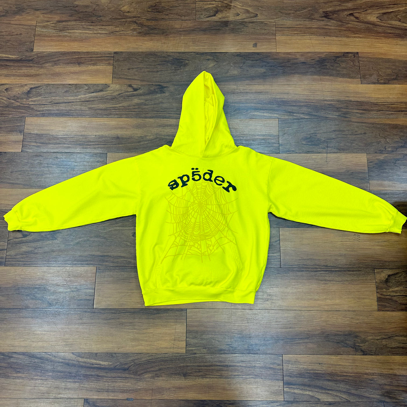 Sp5der Legacy Hoodie - Yellow - Hoodie - Jawns on Fire Sneakers & Shoes