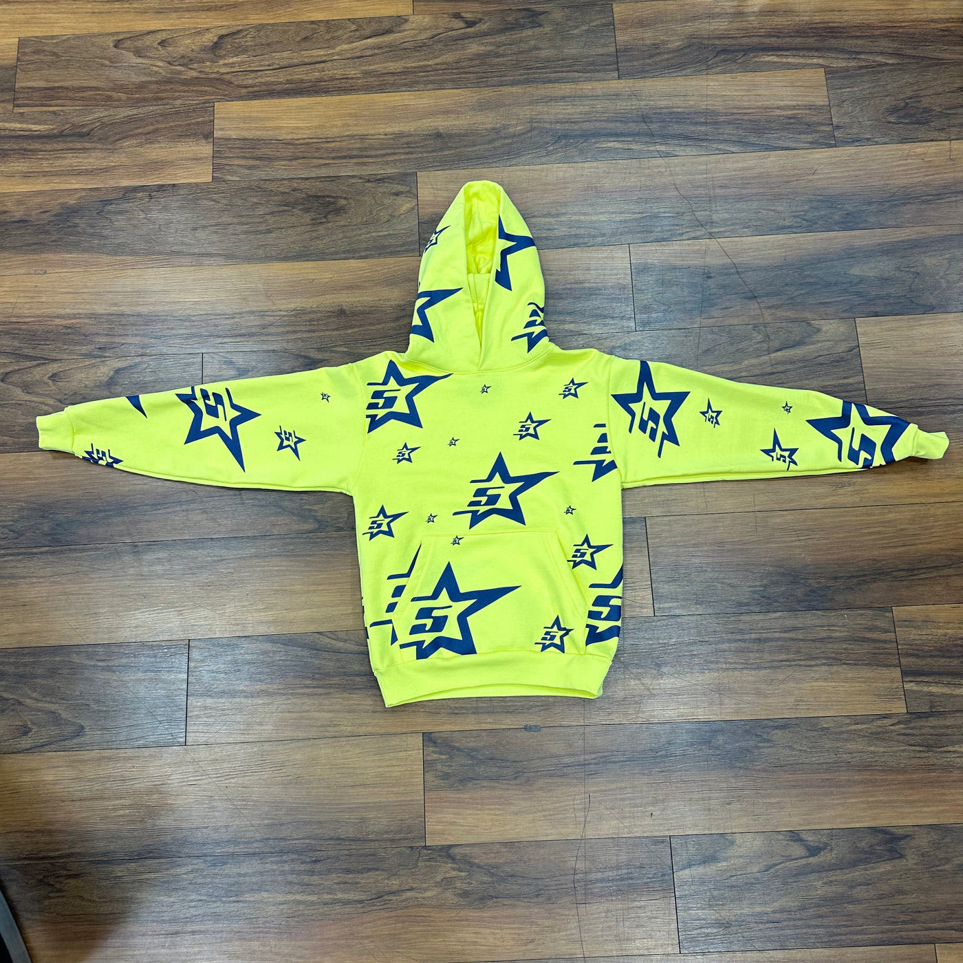 Sp5der 5Star Hoodie - Yellow - Hoodie - Jawns on Fire Sneakers & Shoes