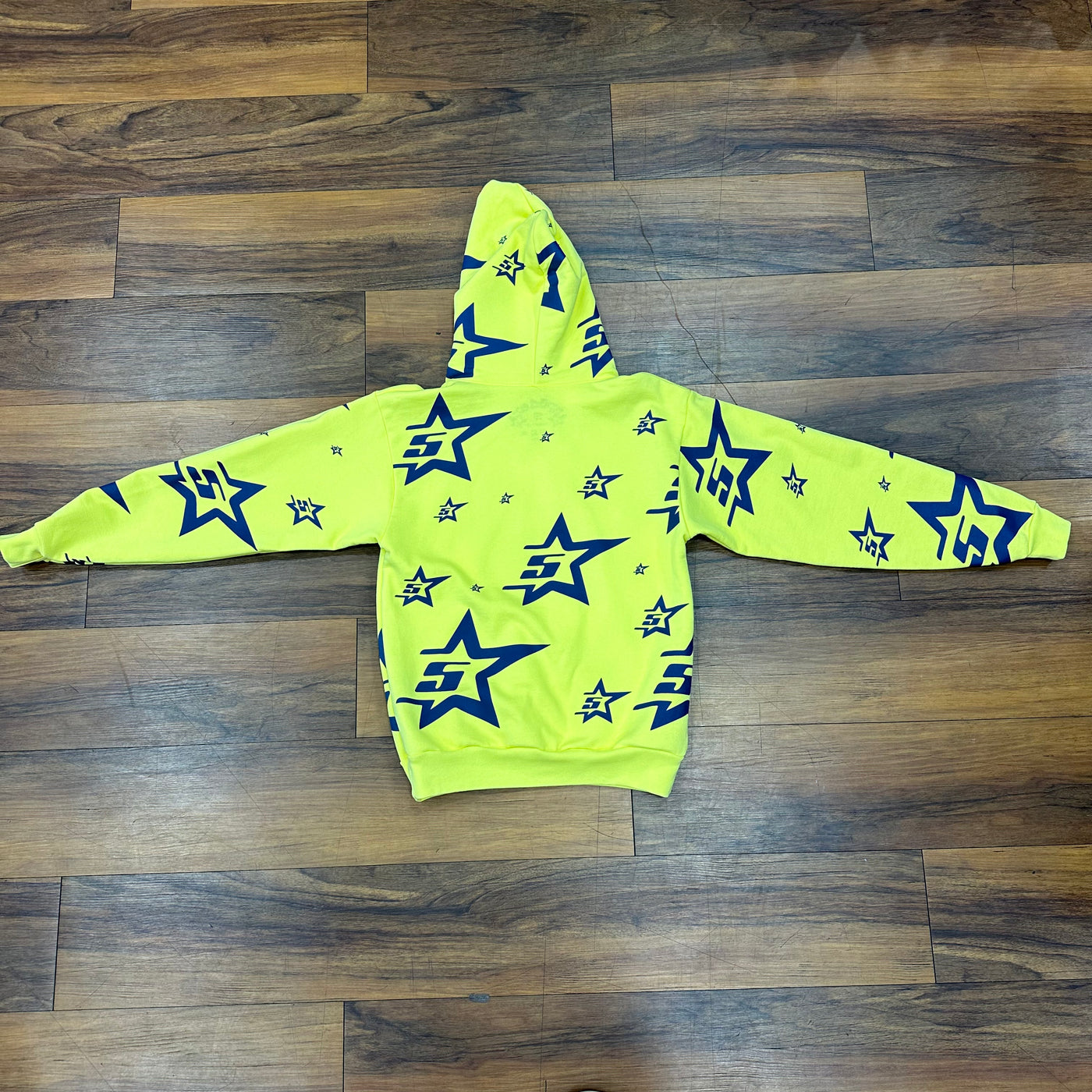 Sp5der 5Star Hoodie - Yellow - Hoodie - Jawns on Fire Sneakers & Shoes