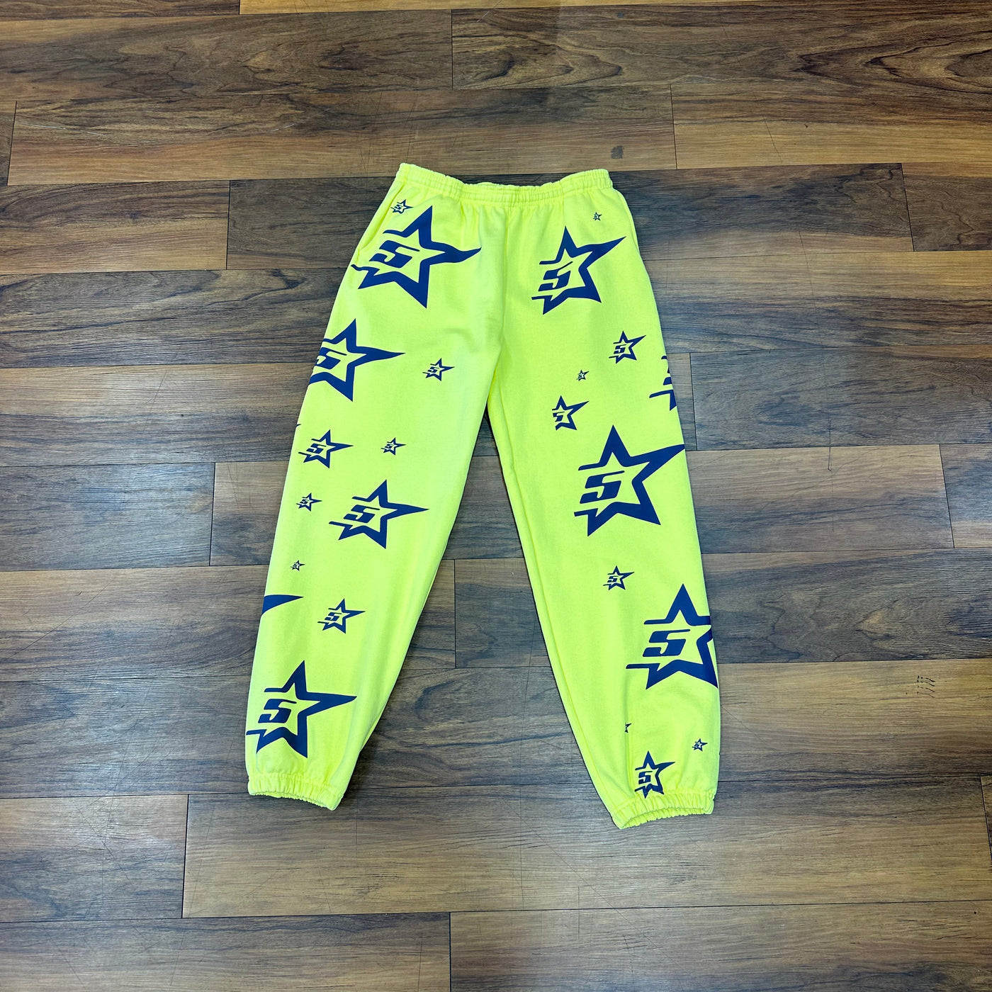 Sp5der 5Star Sweatpants - Yellow - Bottoms - Jawns on Fire Sneakers & Shoes