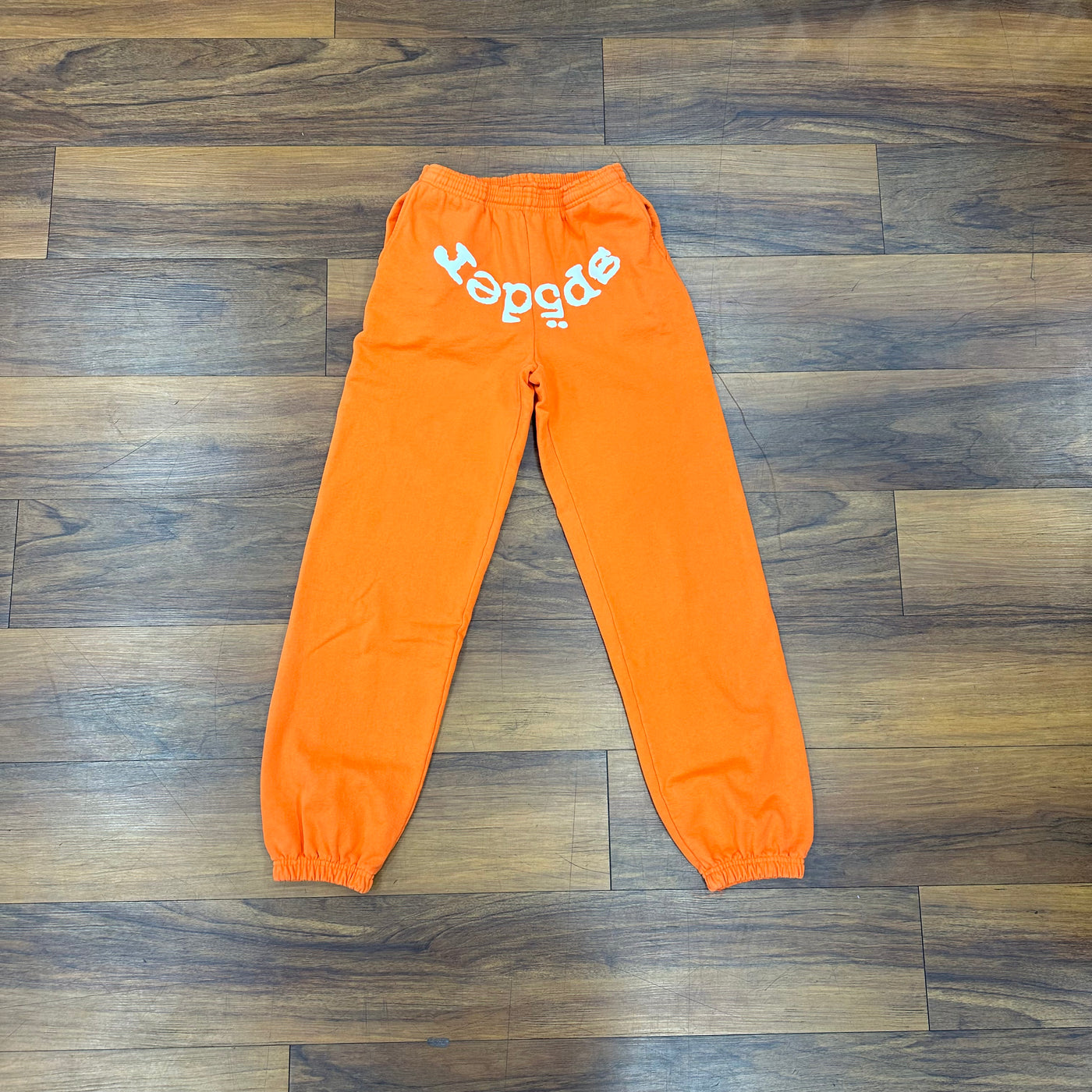 Sp5der Legacy Sweatpants - Orange - Bottoms - Jawns on Fire Sneakers & Shoes