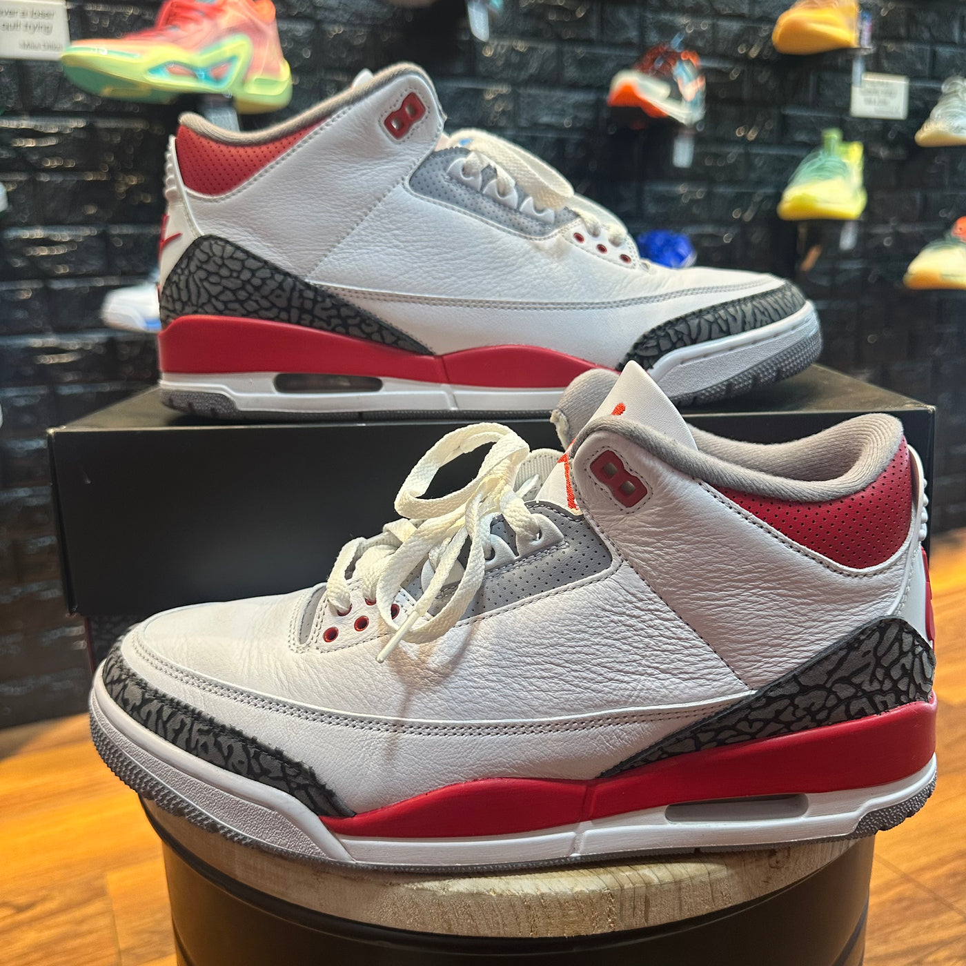 Jordan 3 Retro Fire Red - Gently Enjoyed (Used) Men 11.5