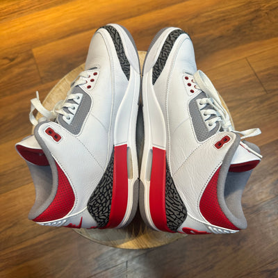 Jordan 3 Retro Fire Red - Gently Enjoyed (Used) Men 11.5