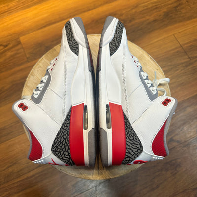 Jordan 3 Retro Fire Red - Gently Enjoyed (Used) Men 11.5