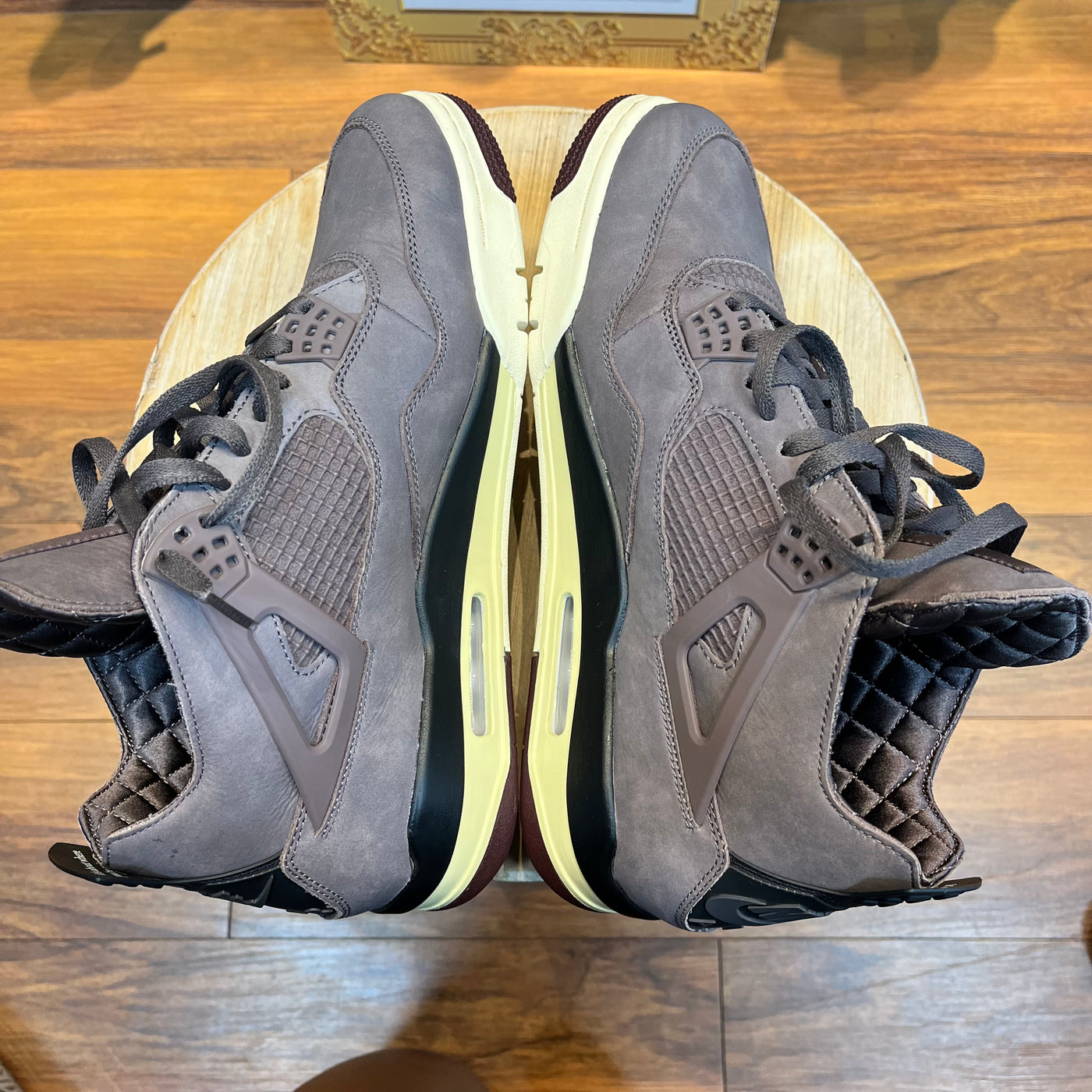 A Ma Maniére x Air Jordan 4 'Violet Ore' - Gently Enjoyed (Used) Men 12 - Mid Sneaker - Jawns on Fire Sneakers & Shoes