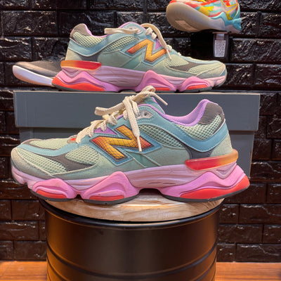 New Balance 9060 'Warped' Teal & Pink - Gently Enjoyed (Used) Men 10.5