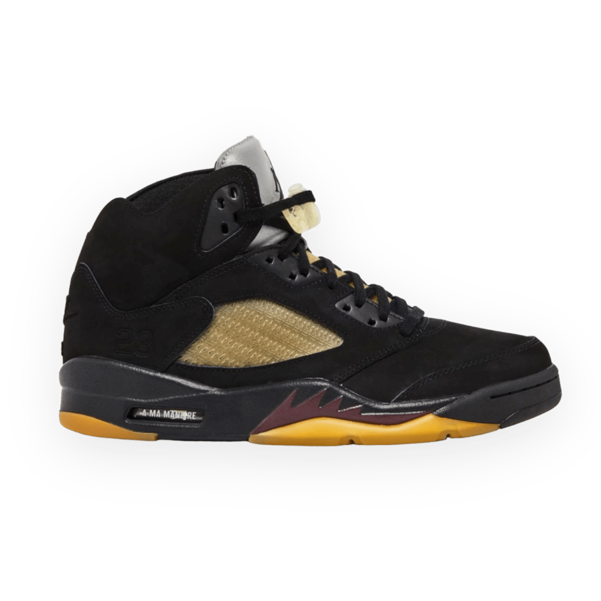 A Ma Maniére x Air Jordan 5 Retro 'Black' - Gently Enjoyed (Used) Men 13 - Mid Sneaker - Jawns on Fire Sneakers & Shoes