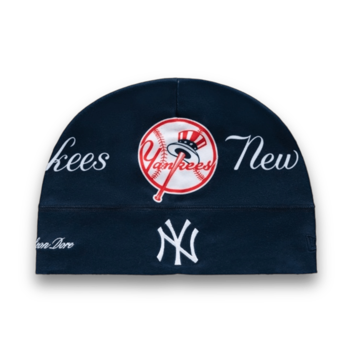 Aime Leon Dore x New Era Yankees Fleece Skull Cap - Navy - Headwear - Jawns on Fire Sneakers & Shoes