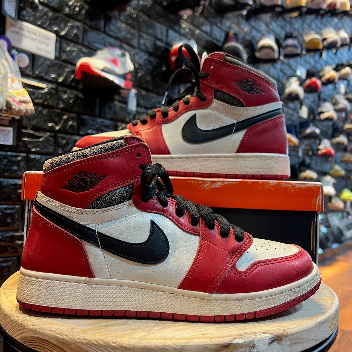 Air Jordan 1 High 'Lost & Found' - Gently Enjoyed (Used) Grade School 5.5 - High Sneaker - Jawns on Fire Sneakers & Shoes