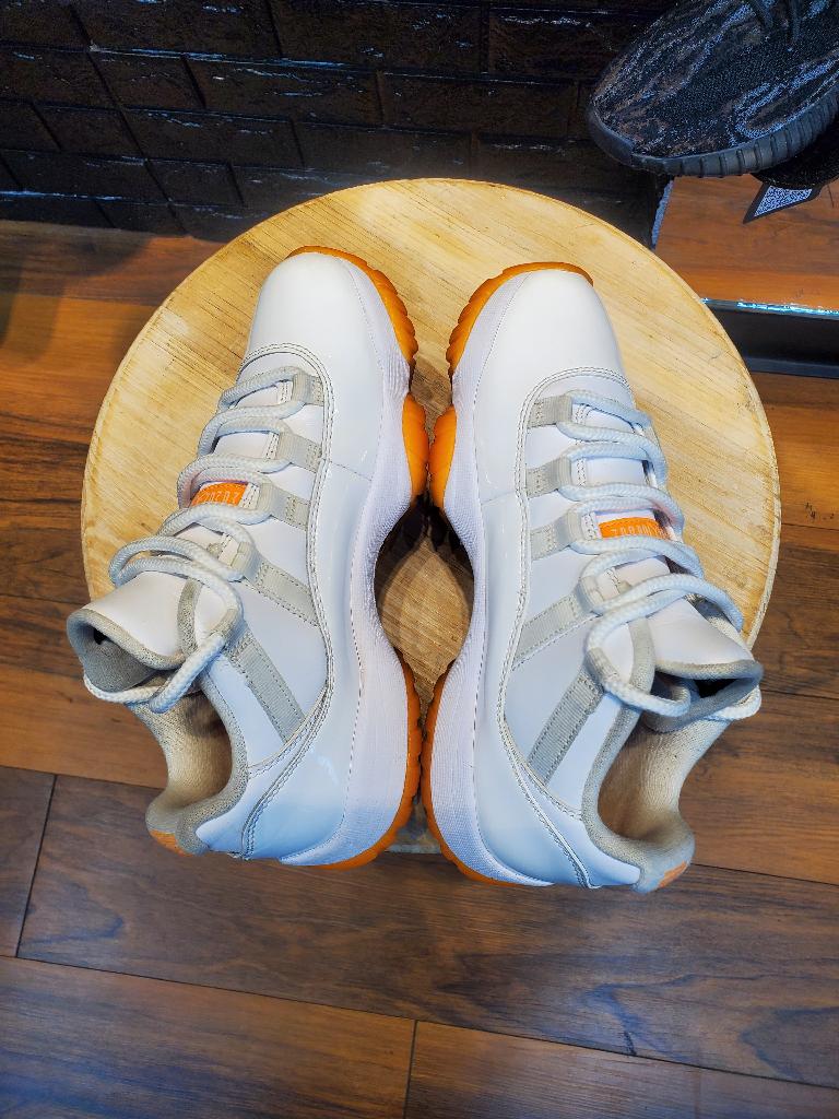 Air Jordan 11 Retro Low 'Bright Citrus' - Gently Enjoyed (Used) Women 7.5 - No Box - High Sneaker - Jawns on Fire Sneakers & Shoes