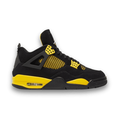 Air Jordan 4 Retro Yellow & Black 'Thunder' 2023 - Mid Sneaker - Jawns on Fire Sneakers & Shoes