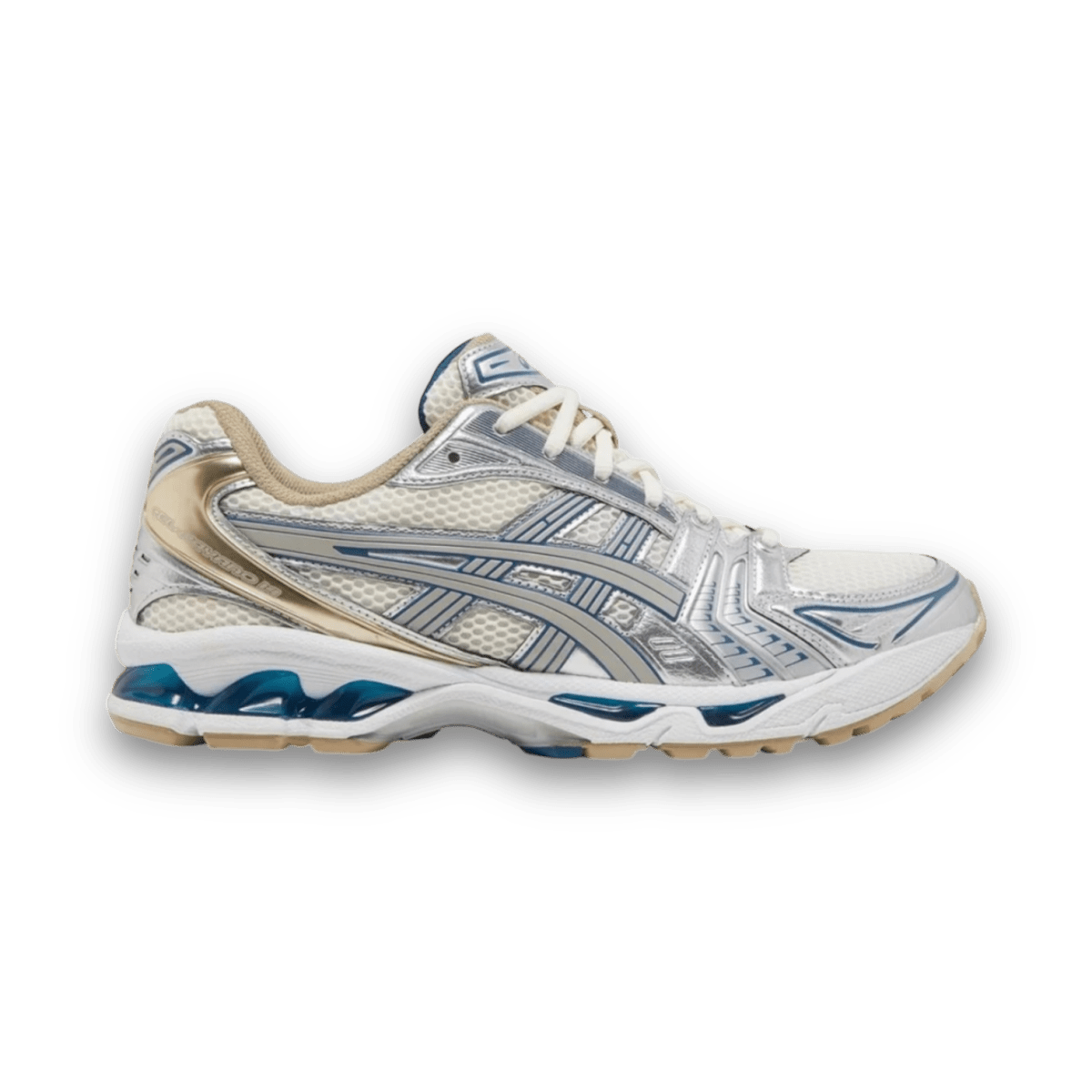 ASICS Gel Kayano 14 'Cream Pure Silver & Aqua' - Low Sneaker - Jawns on Fire Sneakers & Shoes