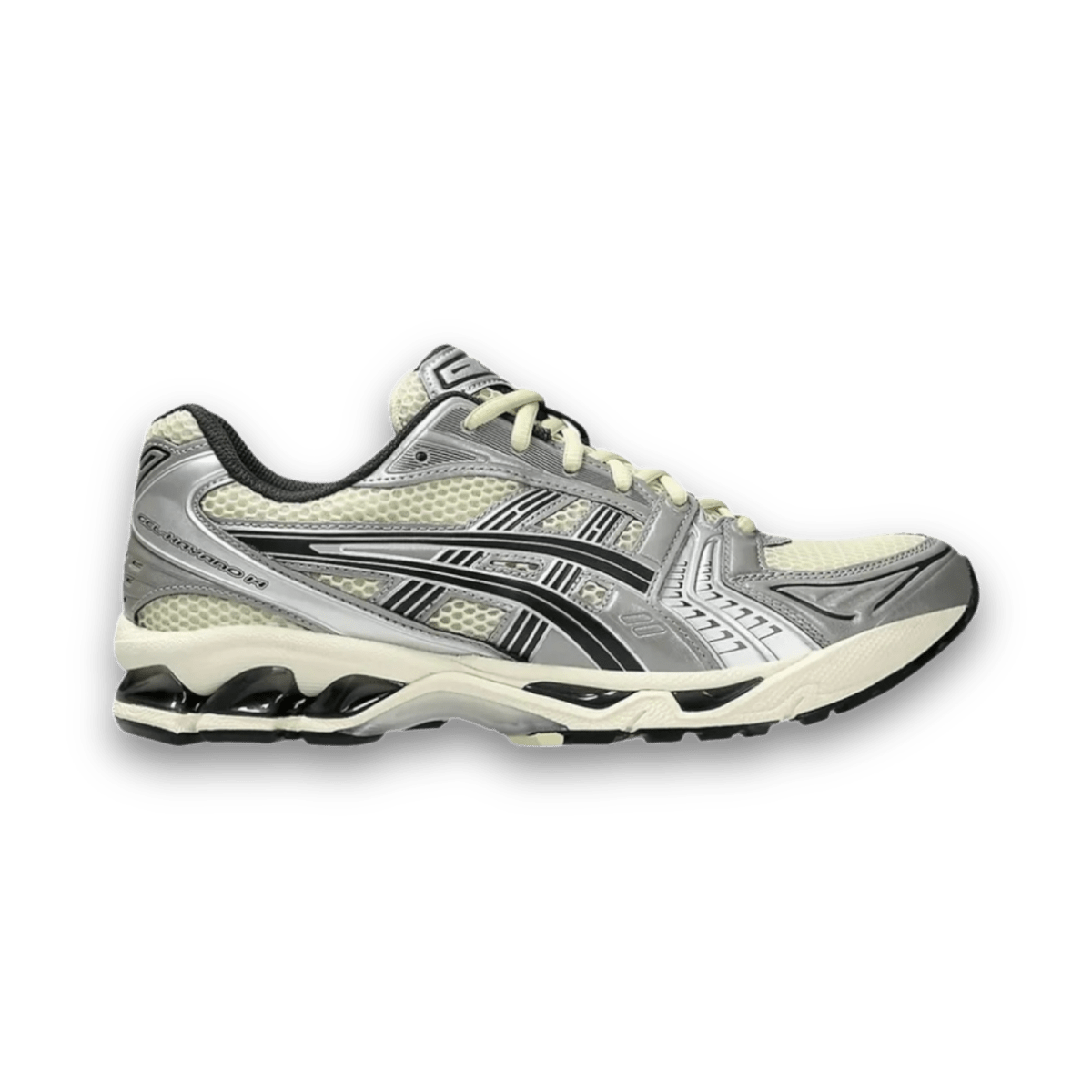 Asics Gel - Kayano 14 Oyster White & Steeple Grey - Low Sneaker - Jawns on Fire Sneakers & Shoes