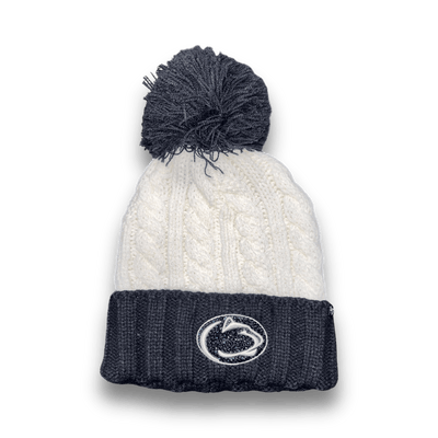 Blingy Nittany Lions '47 Women's Fireside Cuffed Knit Hat with Pom - Beanie - Jawns on Fire Sneakers & Shoes