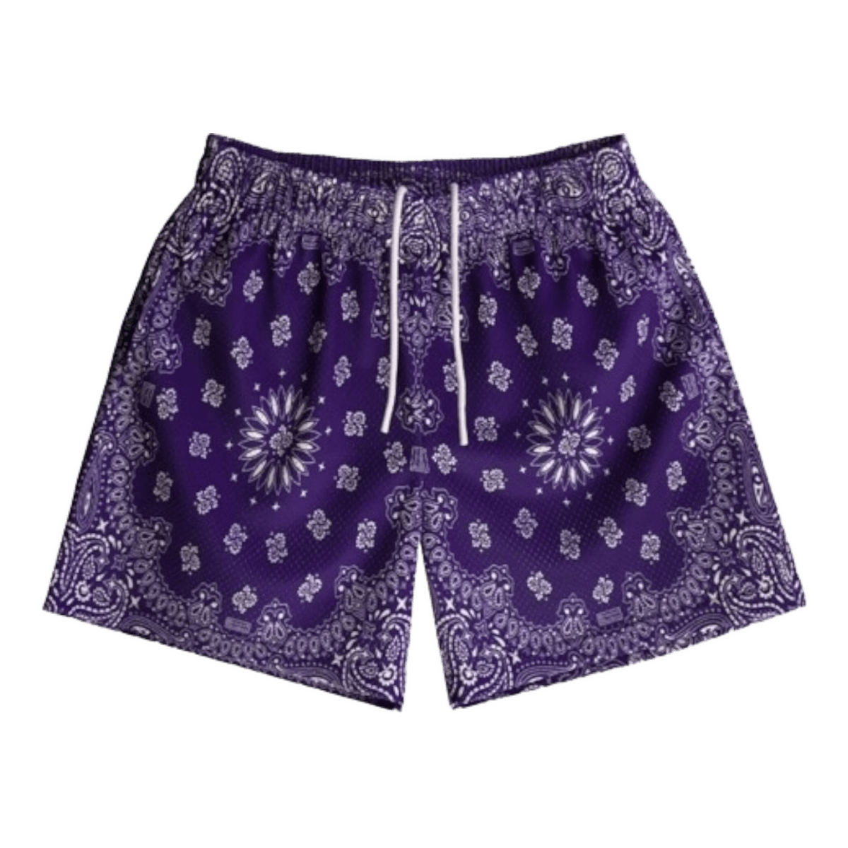 Bravest Studios Purple Paisley Player Shorts - Shorts - Jawns on Fire Sneakers & Shoes