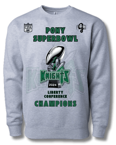 CFA Superbowl Champions - Liberty - Pony - Fairfield Knights - Short Sleeve - Jawns on Fire Sneakers & Shoes