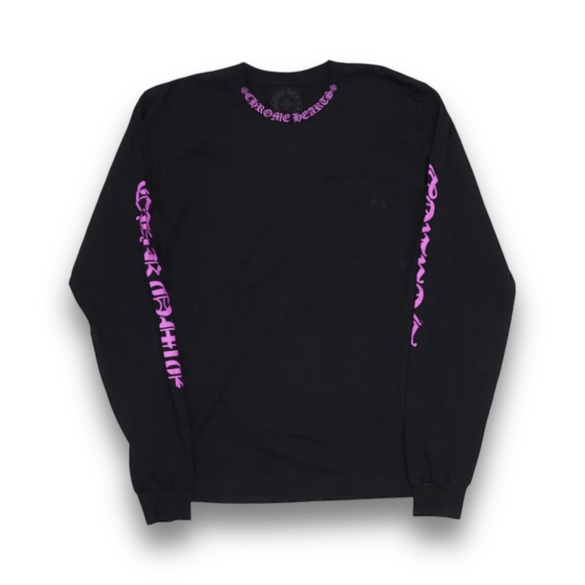 Chrome Hearts Long Sleeve Tee Black & Purple - Long Sleeve - Jawns on Fire Sneakers & Shoes