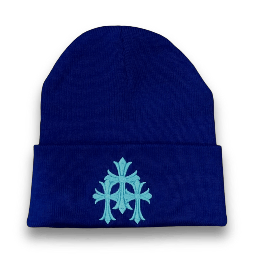 Chrome Hearts Triple Cross Beanie Neon Yellow