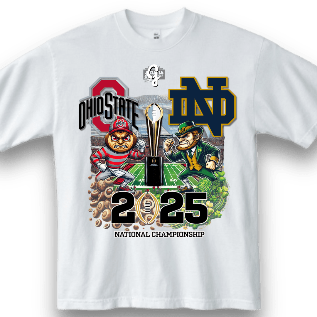 College Football Championship - ND vs OSU - Original Jawns Exclusive - Short Sleeve - Jawns on Fire Sneakers & Shoes