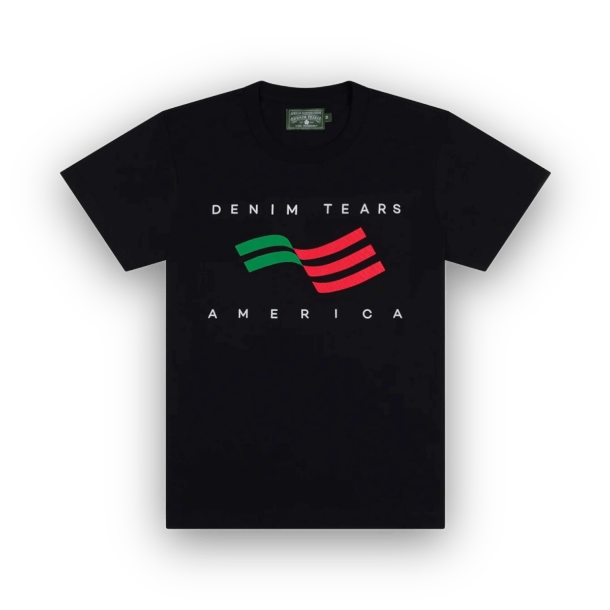 Denim Tears America Sportswear Tee Black - T - Shirt - Jawns on Fire Sneakers & Shoes