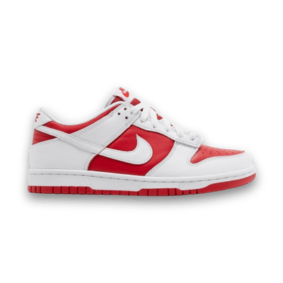 Dunk Low Championship White Red - Grade School - Low Sneaker - Jawns on Fire Sneakers & Shoes