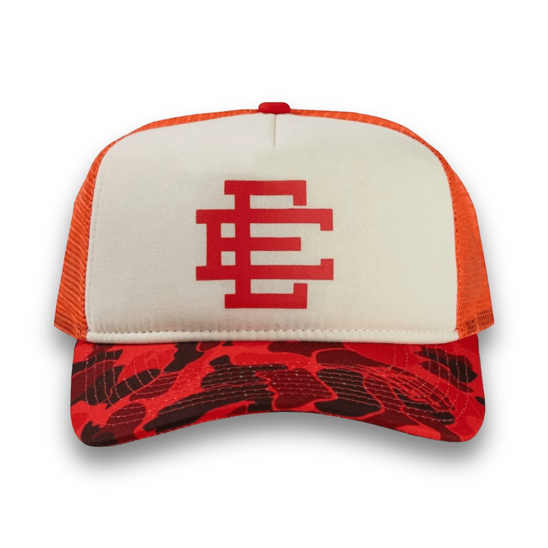 Eric Emanuel EE Trucker Camo Red - Headwear - Jawns on Fire Sneakers & Shoes