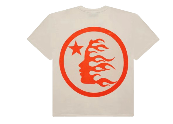 HS Classic T-shirt (Regular Print) White/Orange - T-Shirt - Jawns on Fire Sneakers & Shoes