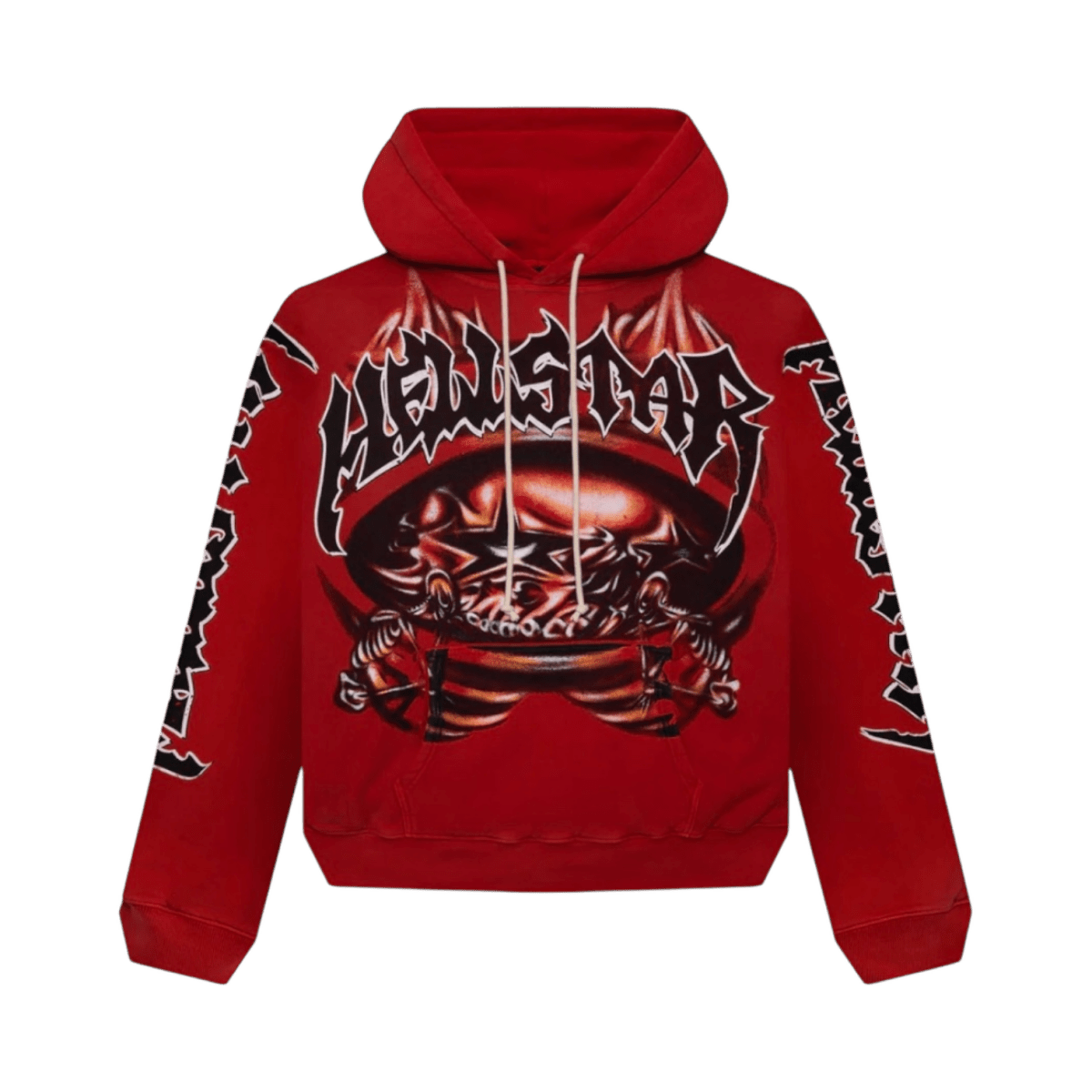 HS Halloween Skeleton Airbrushed Hoodie - Hoodie - Jawns on Fire Sneakers & Shoes