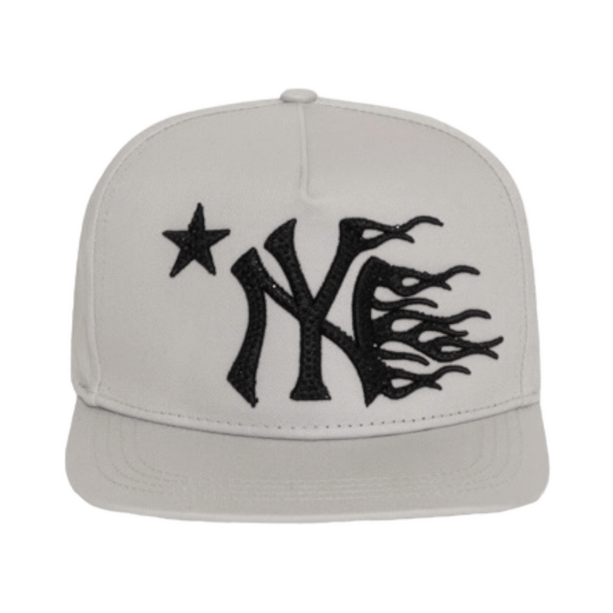 HS Studios NY Snapback Hat - Grey - Headwear - Jawns on Fire Sneakers & Shoes