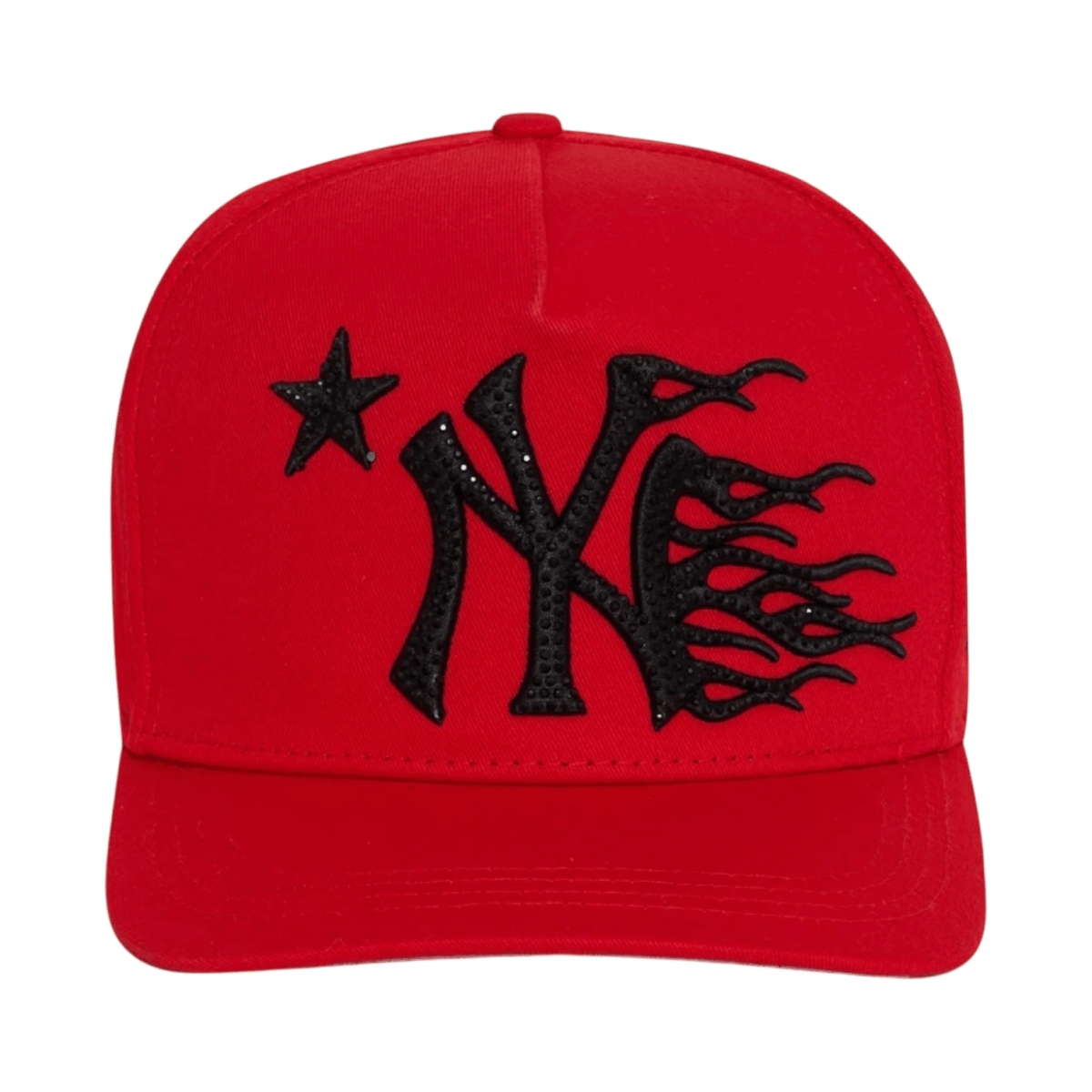 HS Studios NY Snapback Hat - Red - Headwear - Jawns on Fire Sneakers & Shoes