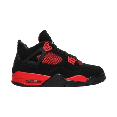 Jordan retro shops 4 black and red