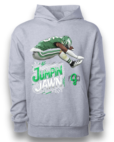 'Jumpin Jawn' Saquon Barkley Exclusive T-Shirt or Hoodie - Short Sleeve - Jawns on Fire Sneakers & Shoes