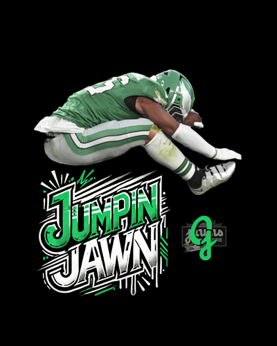 'Jumpin Jawn' Saquon Barkley Exclusive T-Shirt or Hoodie - Short Sleeve - Jawns on Fire Sneakers & Shoes