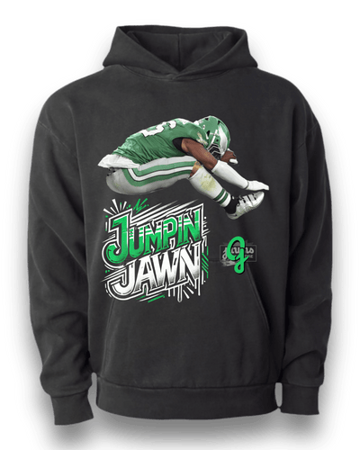 'Jumpin Jawn' Saquon Barkley Exclusive T-Shirt or Hoodie - Short Sleeve - Jawns on Fire Sneakers & Shoes