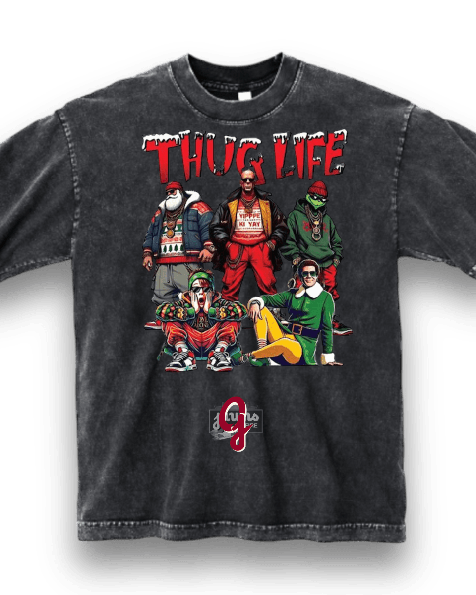 Original Jawns Christmas "Thug Life" Exclusive Shirt - Short Sleeve - Jawns on Fire Sneakers & Shoes