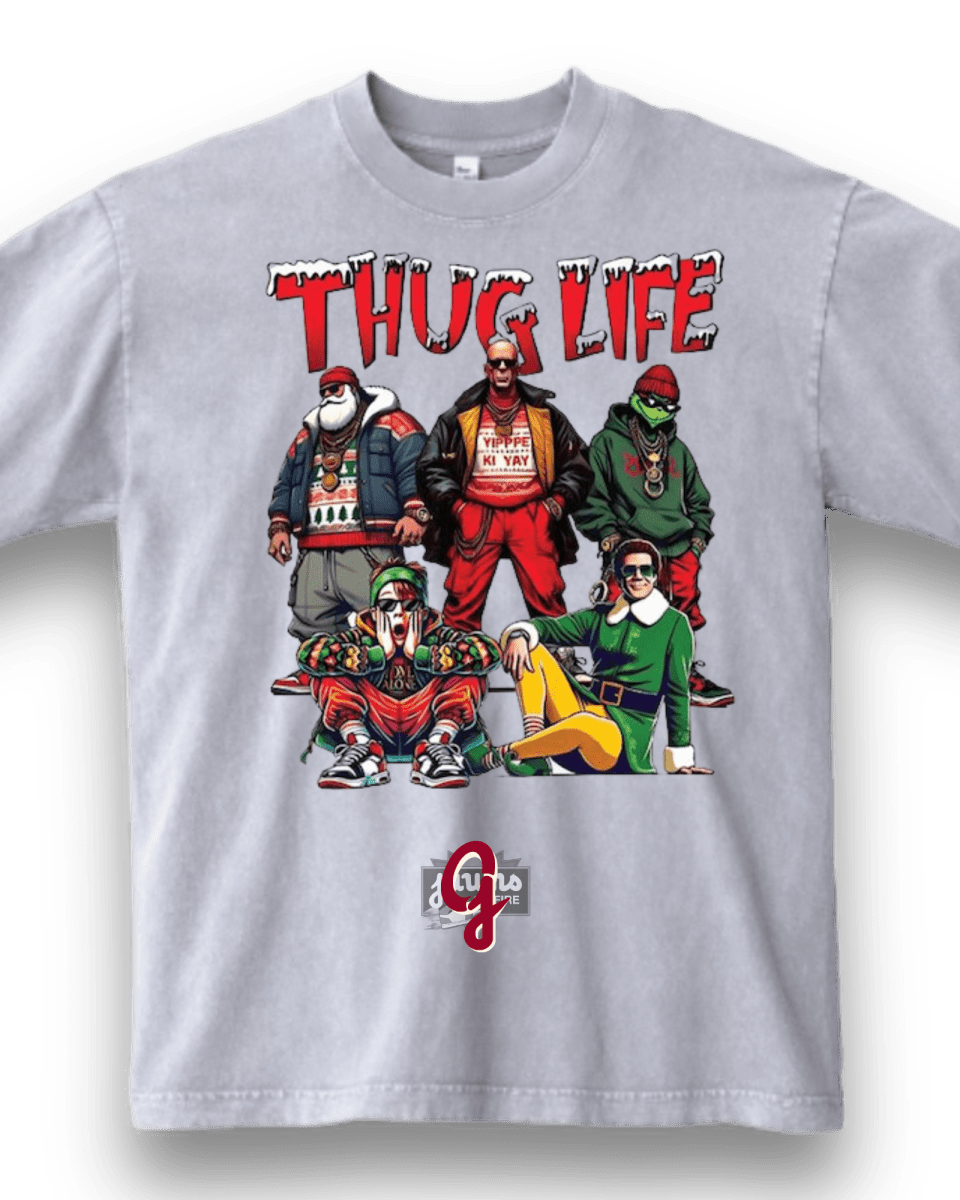 Original Jawns Christmas "Thug Life" Exclusive Shirt - Short Sleeve - Jawns on Fire Sneakers & Shoes