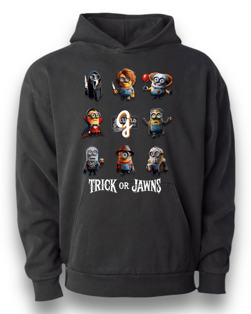 Original Jawns Custom "Trick or Jawns" Exclusive T-Shirt or Hoodie - Short Sleeve - Jawns on Fire Sneakers & Shoes