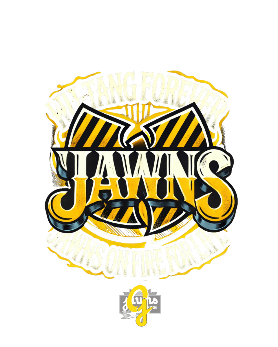 Original Jawns Custom "Wu Tang Is Forever" Carbon Black T-Shirt - Short Sleeve - Jawns on Fire Sneakers & Shoes