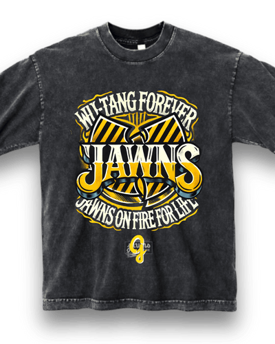 Original Jawns Custom "Wu Tang Is Forever" Carbon Black T-Shirt - Short Sleeve - Jawns on Fire Sneakers & Shoes