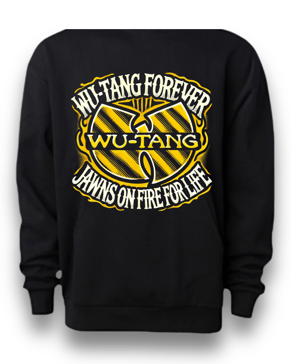 Original Jawns Custom "Wu Tang Is Forever" Super Black Hoodie - Hoodie - Jawns on Fire Sneakers & Shoes