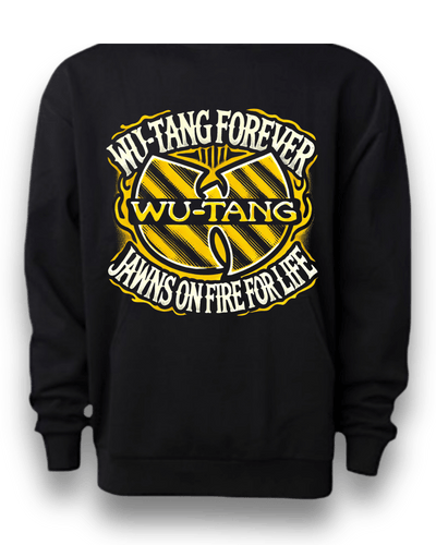 Original Jawns Custom "Wu Tang Is Forever" Super Black Hoodie - Hoodie - Jawns on Fire Sneakers & Shoes