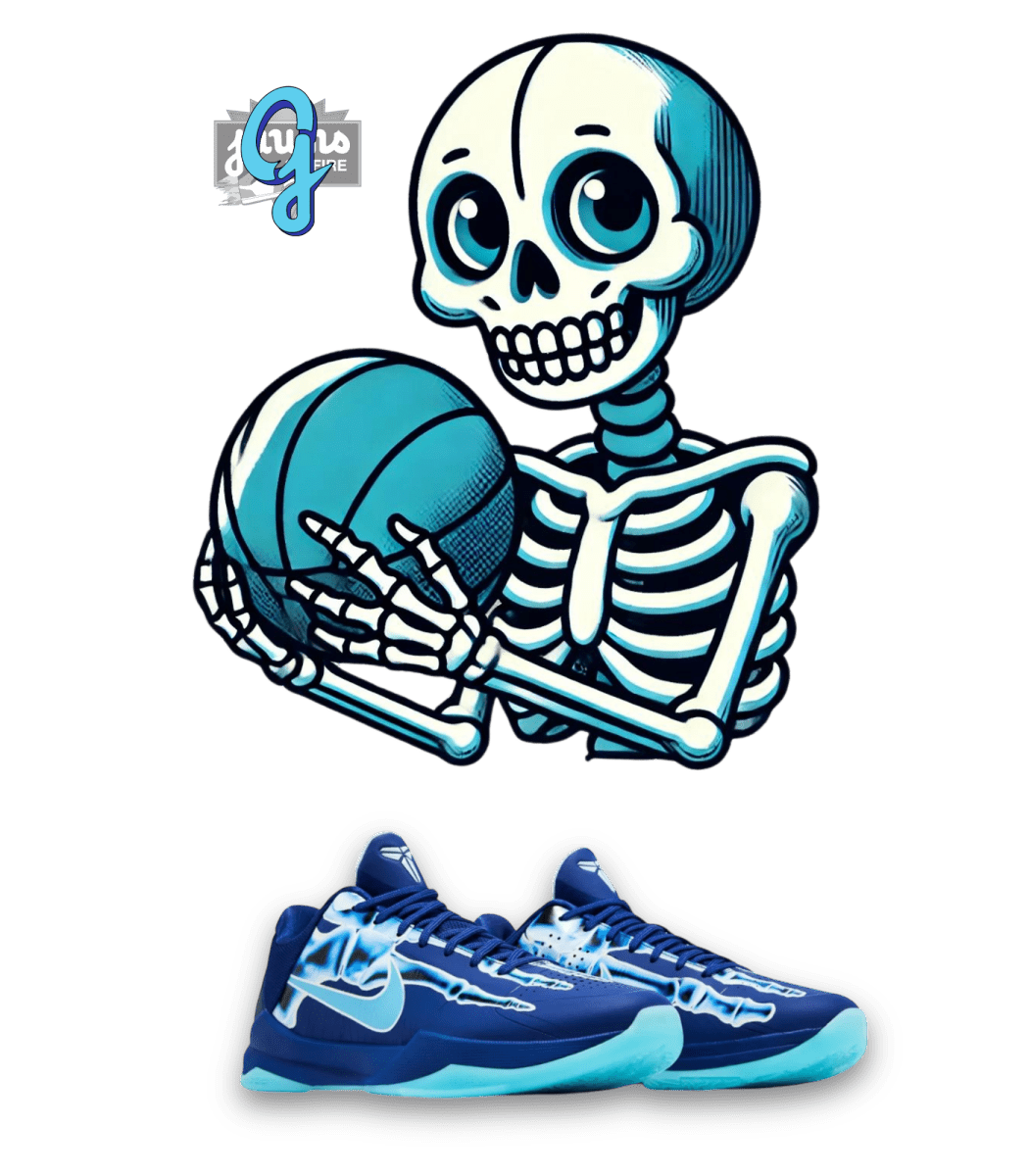 Original Jawns "Kobe X - Ray Skeleton" Exclusive Shirt - Short Sleeve - Jawns on Fire Sneakers & Shoes